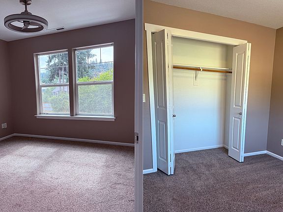 Bedroom 3 in front of house with good closet space. Bedroom 2 similar size.