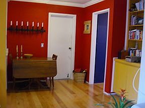 custom paint, texture, crown molding and baseboards