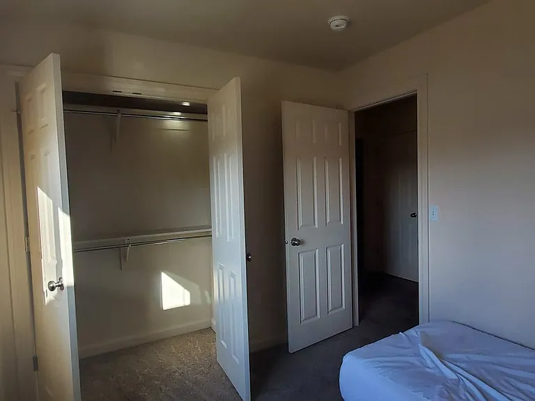 private bedroom with closet