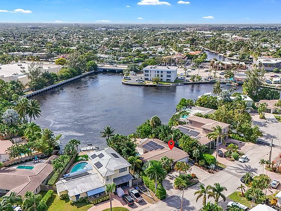 One of a kind water views on a bay on the Middle River.