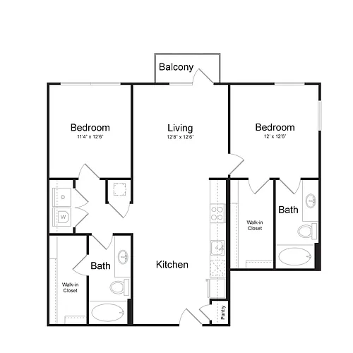 Floor plan B1A