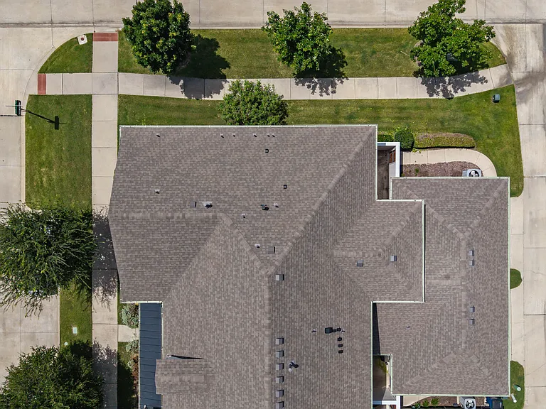 Aerial View of townhome