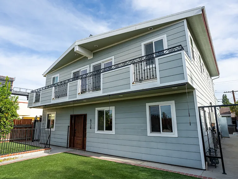 The unit is located on the first floor. The second floor is a separate unit with its own private entrance.