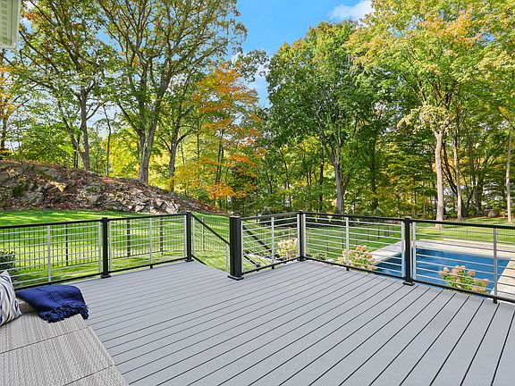 Private Deck with Yard and Pool Views