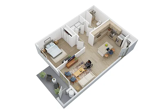 Floor plan A1 Barrier Free