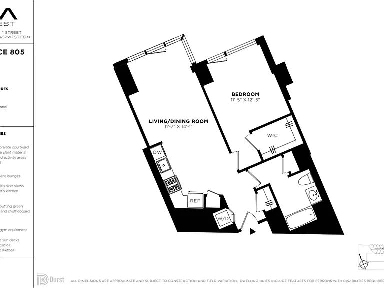 625 W 57th St #805 — Photo 2