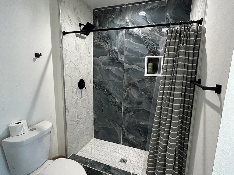 Walk in shower