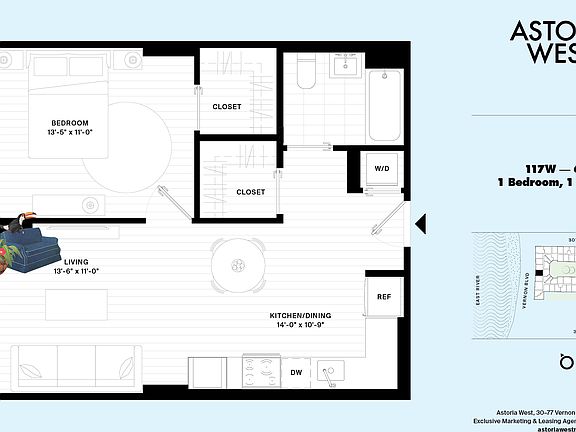 2nd image of 30-77 Vernon Blvd #317W