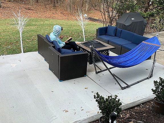 Patio off Den 