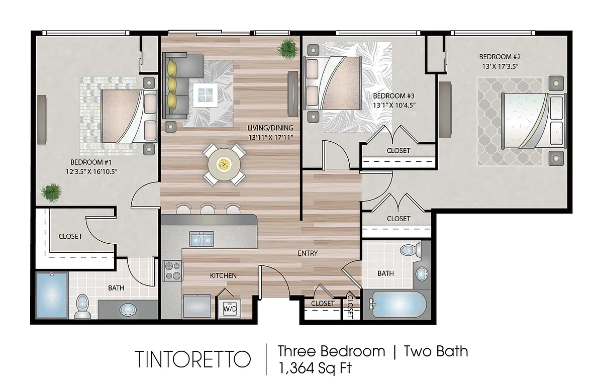 Floor plan Tintoretto Loft