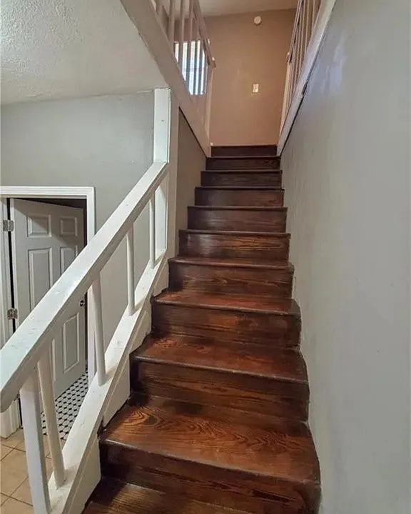 Stairs to bedrooms