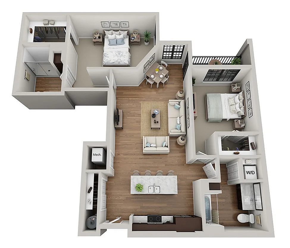 Floor plan 2B