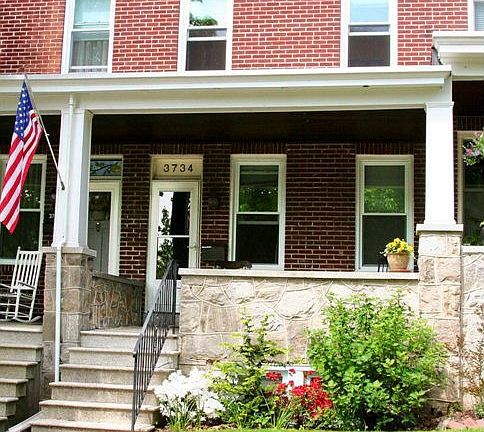 Quiet tree-lined street