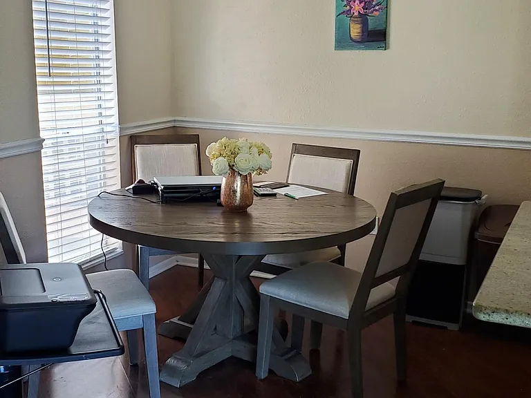 Large dining table