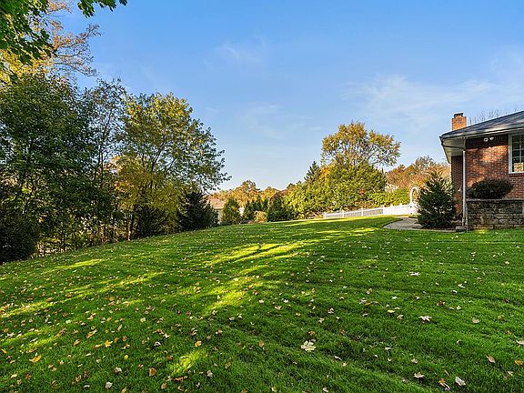 large backyard on .5+ acre