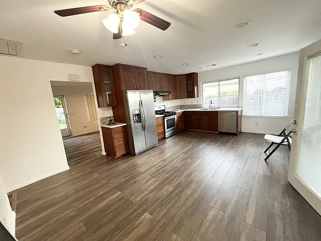 Kitchen&Dining room (after) - (repainted and replaced with new tiles in flooring design)