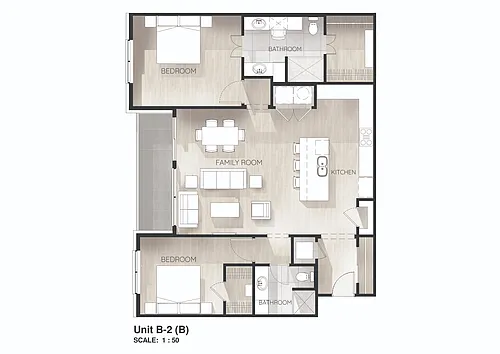 Floor plan B-2B