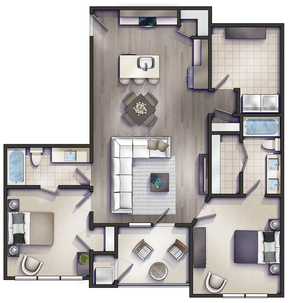Floor plan B2