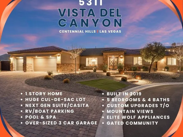 5311 Vista Del Canyon Cir, Las Vegas, NV 89149