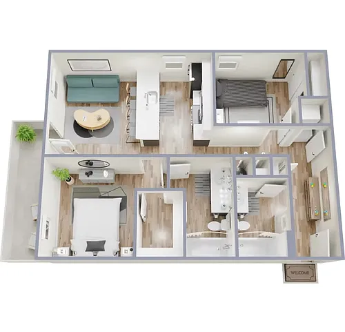 Floor plan B1