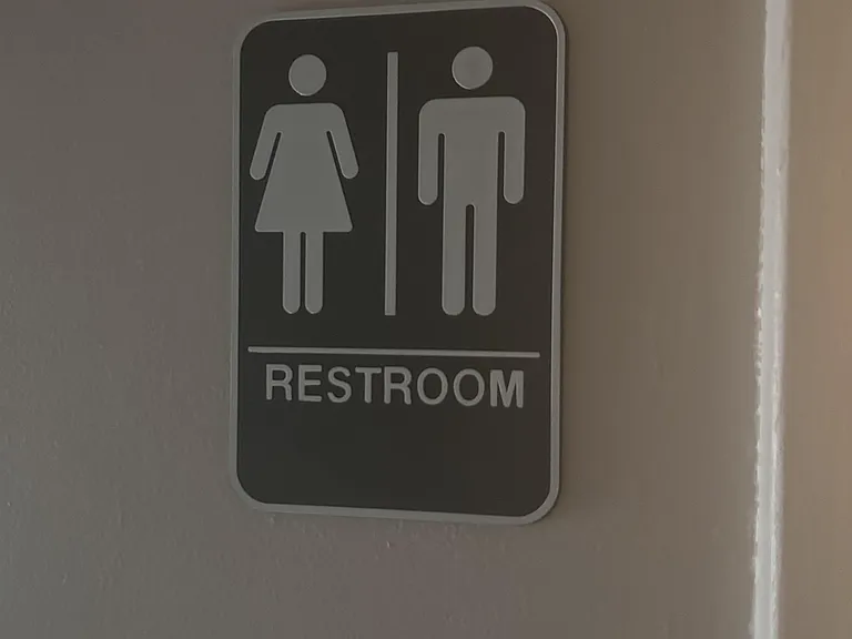 Restroom signage
