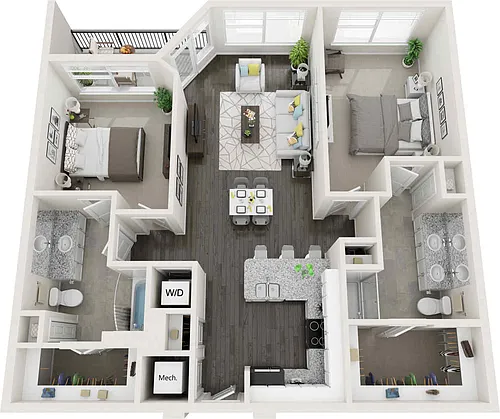 Floor plan B1