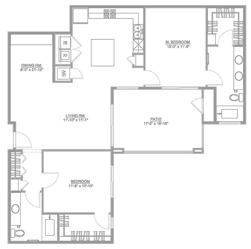 Floor plan Manhattan
