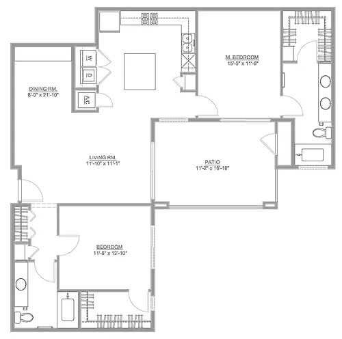 Floor plan Manhattan