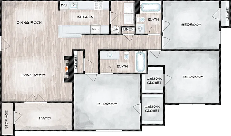 River Birch Floorplan Diagram