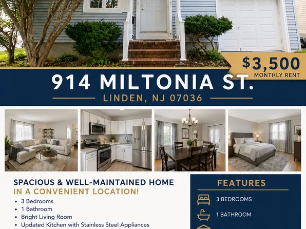 914 Miltonia St, Linden, NJ 07036