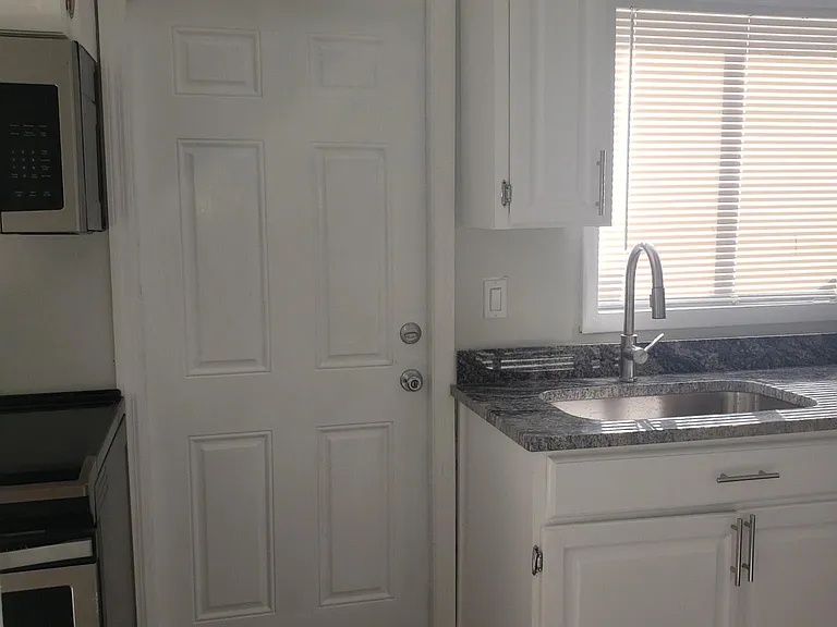 Second exit door from kitchen