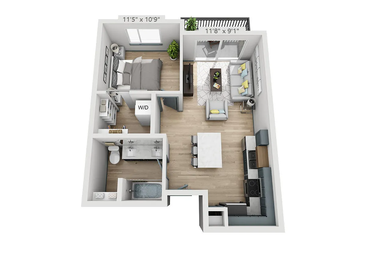 Floor plan Boone 1.2