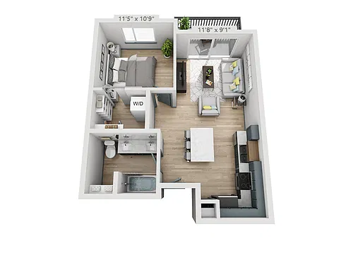 Floor plan Boone 1.2