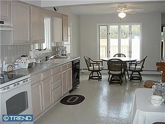 larger kitchen with fabulous deck!