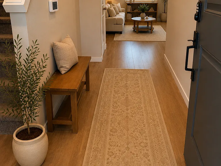 ENTRY INTO HOUSE FROM FRONT DOOR - AI ENHANCED