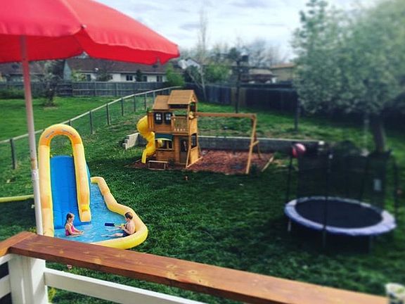 Giant backyard