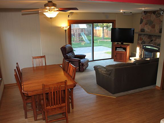 Open dining/living room