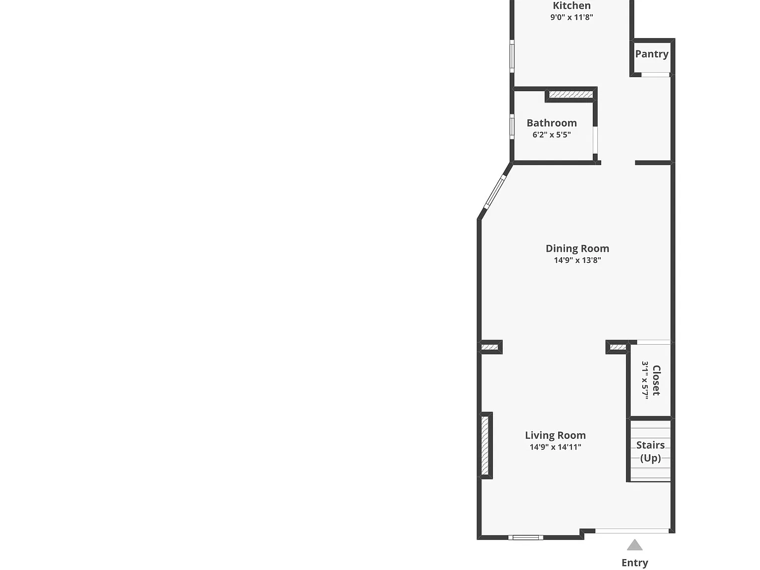 3 bed, 1.5 bath, 1700 sqft, $1,600 — Photo 4