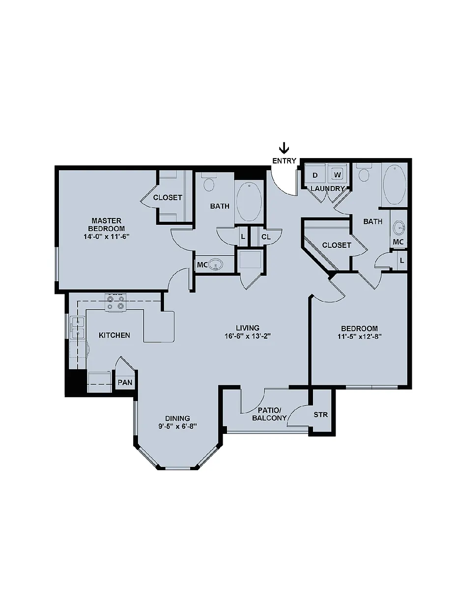 Floor plan B1 Essential Housing