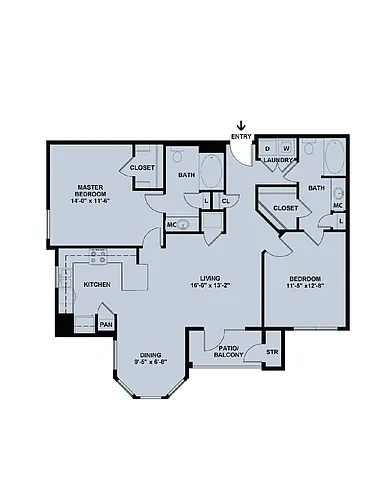 Floor plan B1 Essential Housing