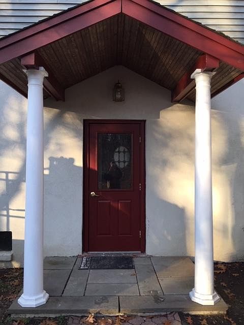 Outide entry door.
