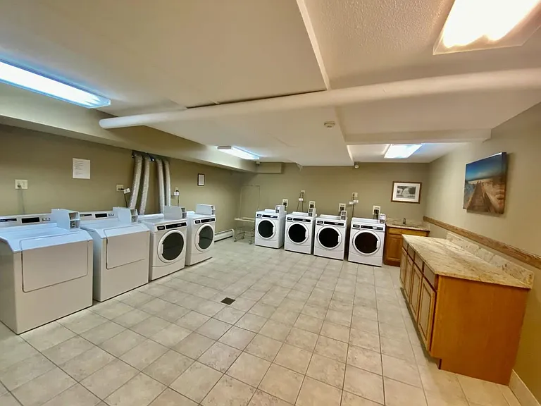 On-site laundry room