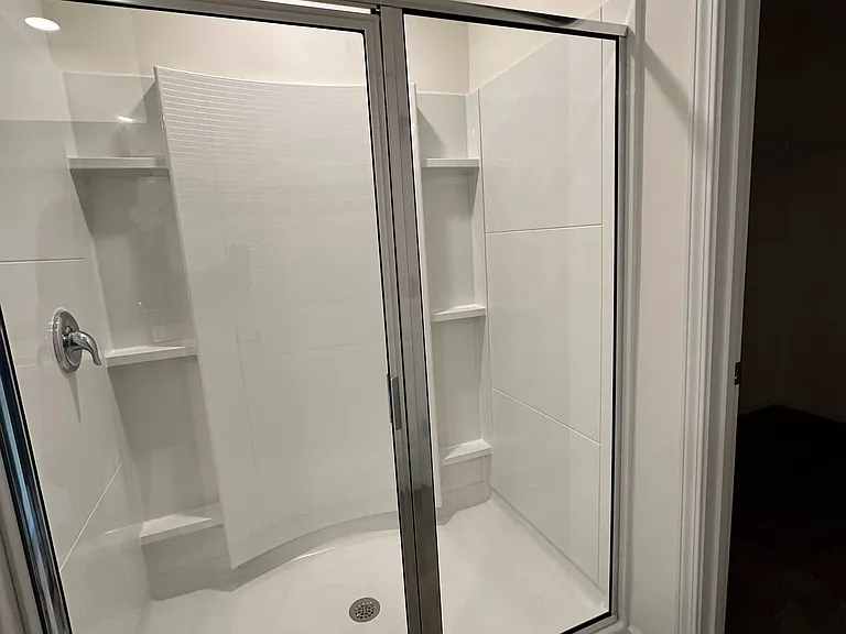 Master shower