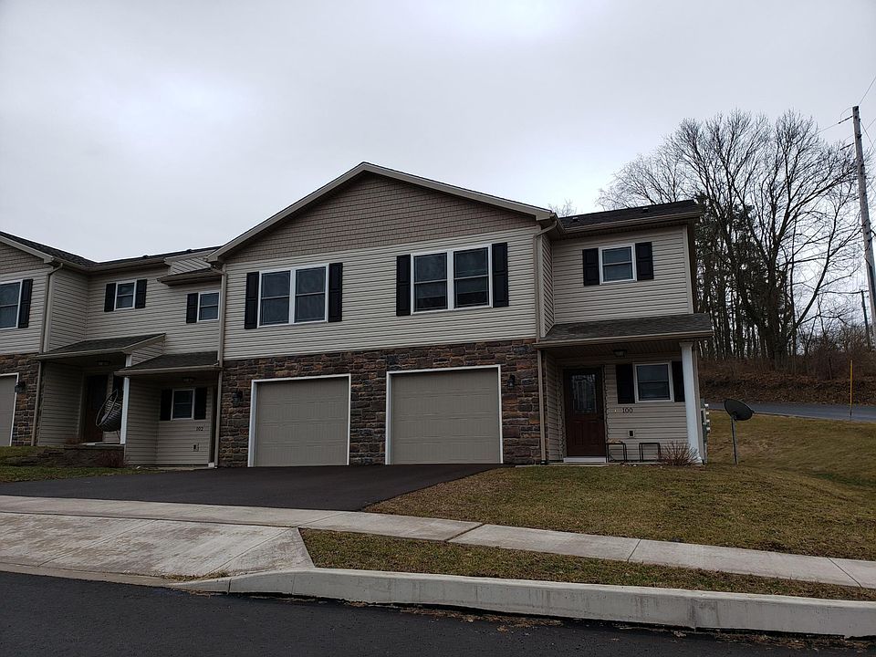 Exterior of townhouses