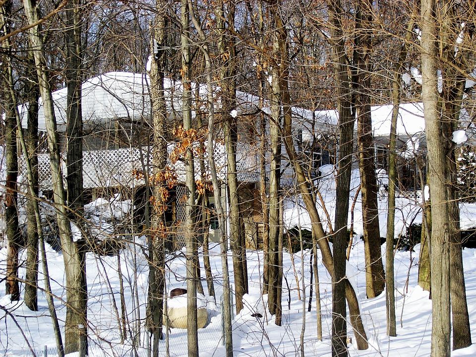 Street View of Home in Wintertime