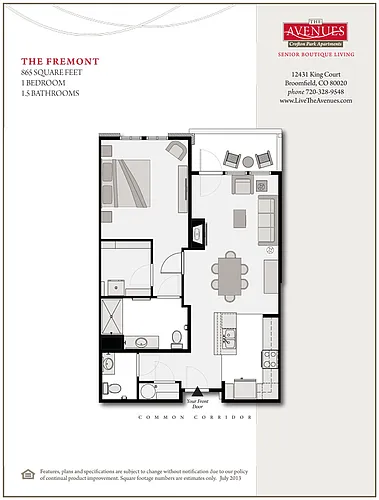 Floor plan The Fremont