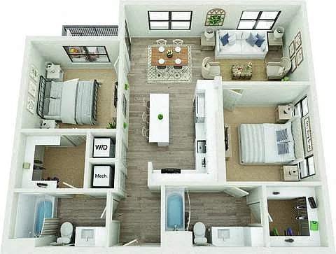Floor plan B2