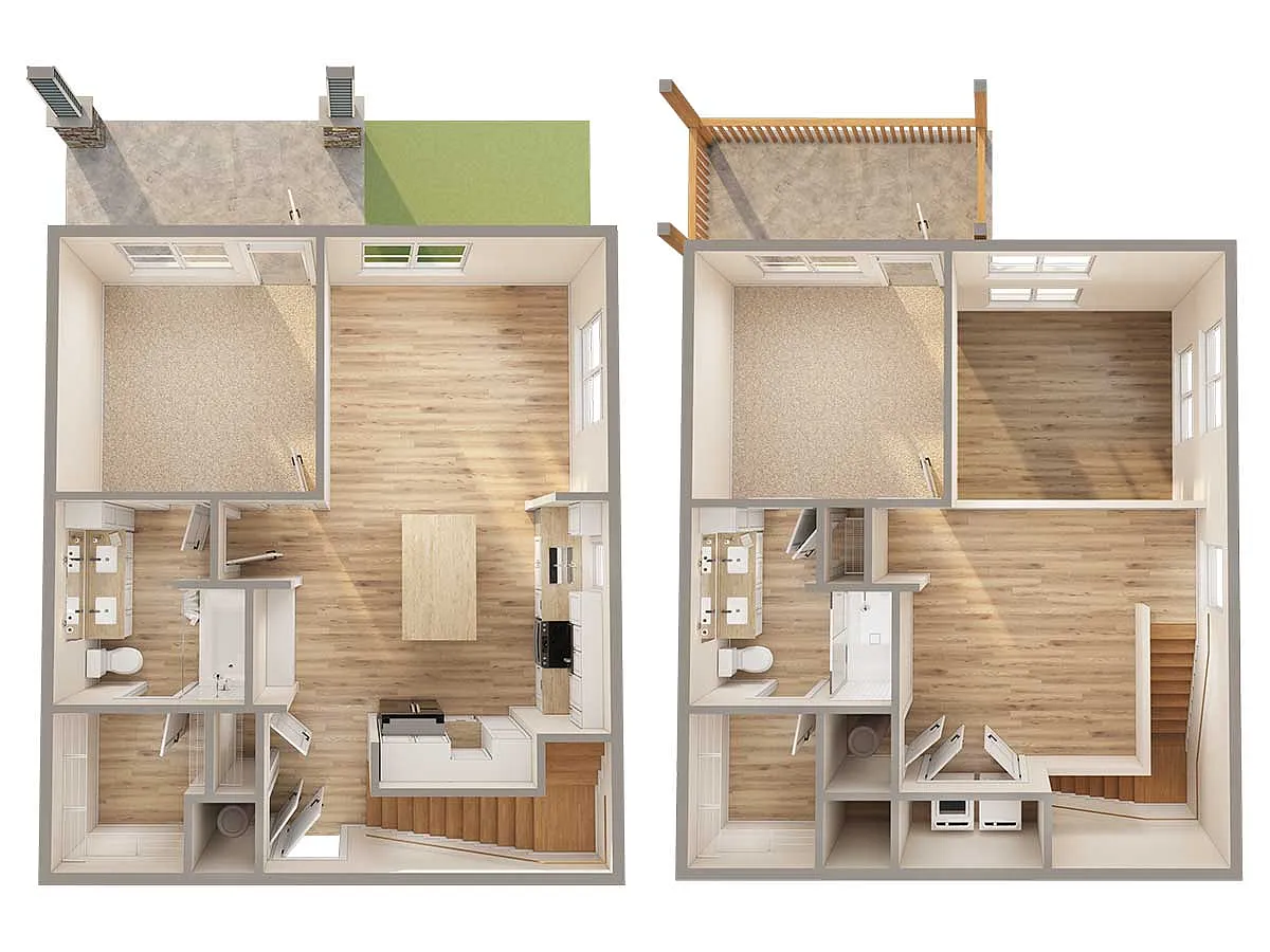 Floor plan D1TH