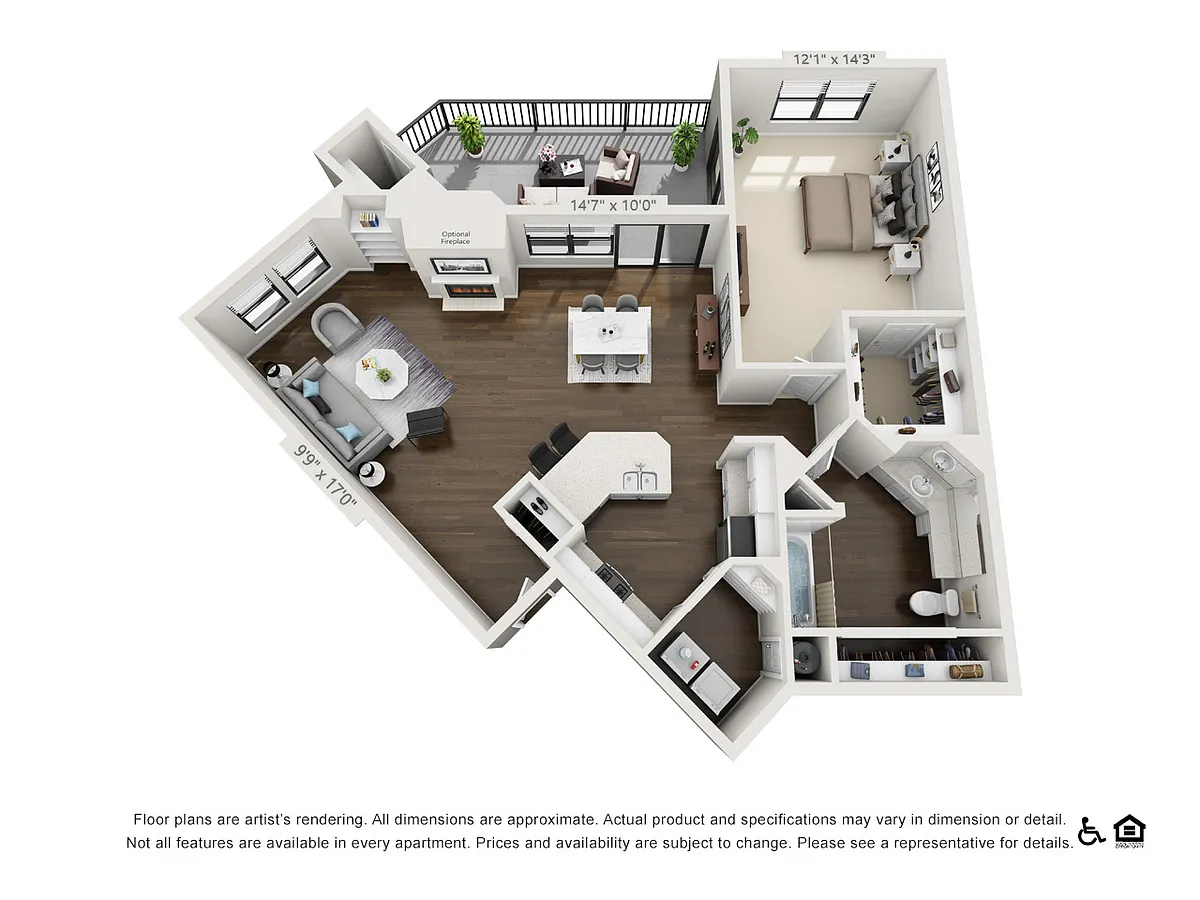 Floor plan The Red Rock