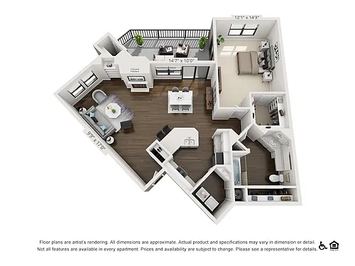 Floor plan The Red Rock